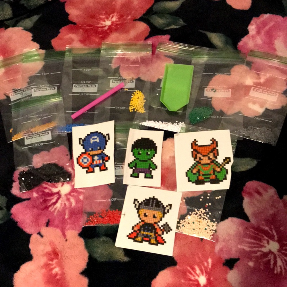 Diamond stickers